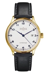 Montre Davosa Classic Vegan, cadran blanc