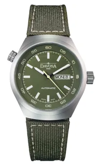 Montre Davosa Trailmaster, cadran vert