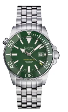 Montre Davosa Argonautic 43, cadran vert
