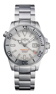 Montre Davosa Argonautic 43, cadran blanc
