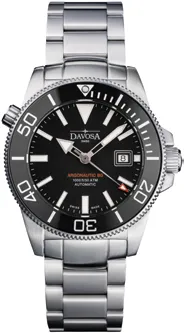 Montre Davosa Argonautic 43, cadran noir