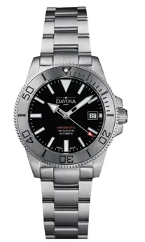 Montre Davosa Argonautic 39, cadran noir