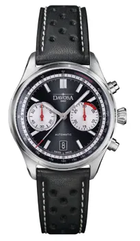Montre Davosa Newton Pilot Rally Chronograph, cadran gris