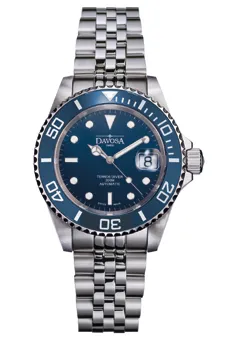 Montre Davosa Ternos Ceramic, cadran bleu