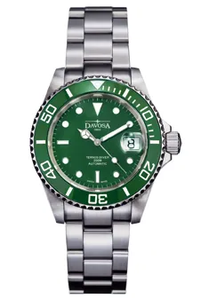 Montre Davosa Ternos Ceramic, cadran vert