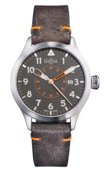 Montre Davosa Neoteric Pilot, cadran gris