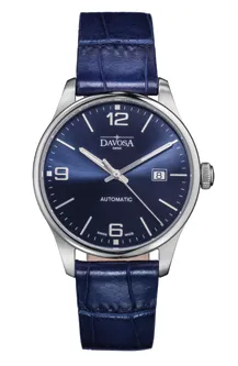 Montre Davosa Gentleman, cadran bleu