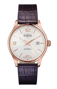 Montre Davosa Gentleman, cadran blanc