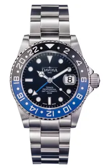 Montre Davosa Ternos Professional GMT, cadran bleu