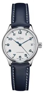 Montre Davosa Classic Lady Vegan, cadran blanc