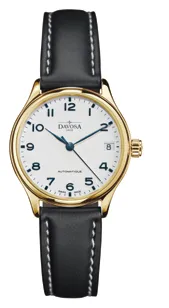 Montre Davosa Classic Lady Vegan, cadran blanc