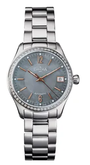 Montre Davosa Newton Lady, cadran argenté