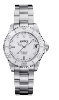Montre Davosa Ternos Medium, cadran blanc