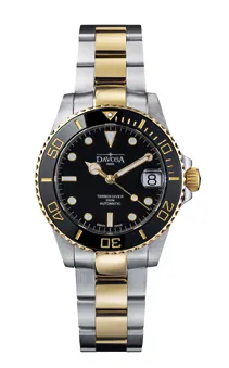 Montre Davosa Ternos Medium, cadran noir